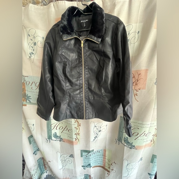 Baccini Jackets & Blazers - Baccini Faux Leather Coat - Lightweight and Ideal for Casual or Dressy Look